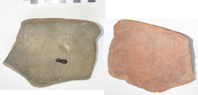 Image for: Body sherd of a pottery vessel used as a spade sherd