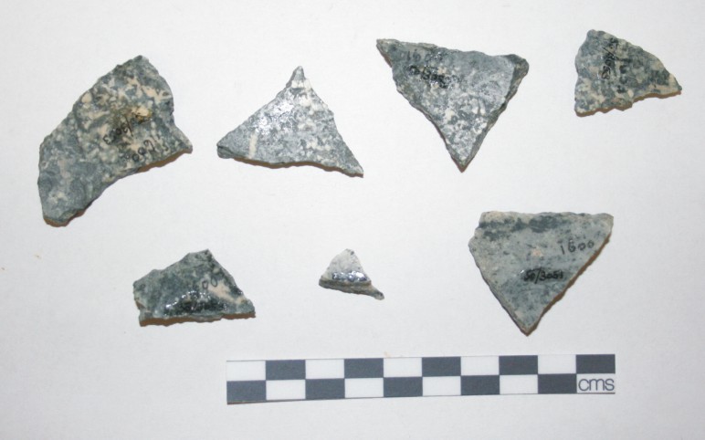 Image for: Body sherds of a stone vessel