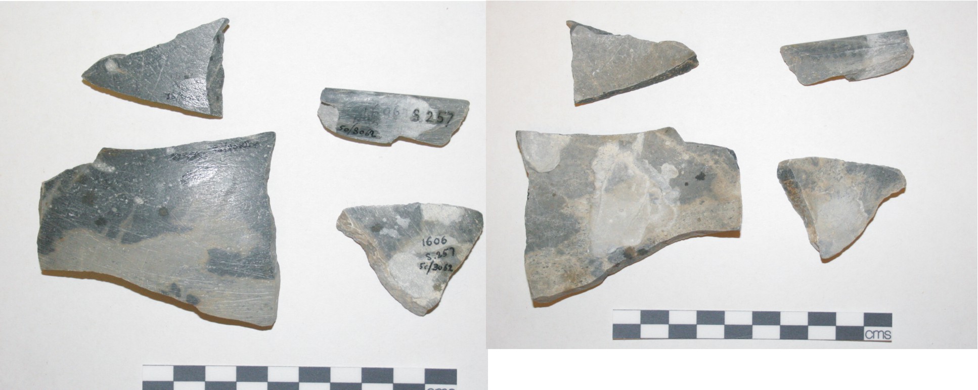 Image for: Sherds of a siltstone vessel