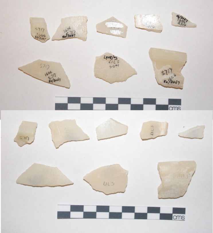 Image for: Sherds of a travertine vessel