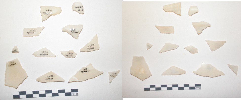 Image for: Sherds of a travertine vessel
