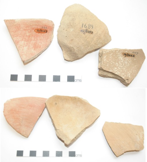 Image for: Rim sherd of pottery vessel