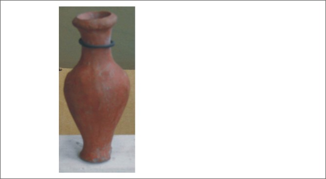 Image for: Pottery cosmetic vessel