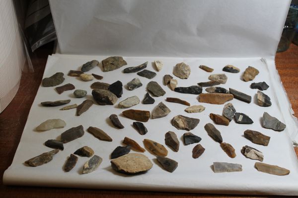 Image for: Stone and flint fragments