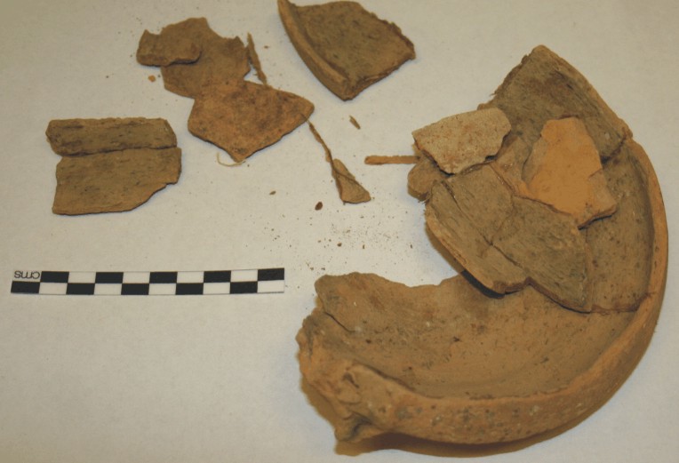 Image for: Sherds of a pottery bowl