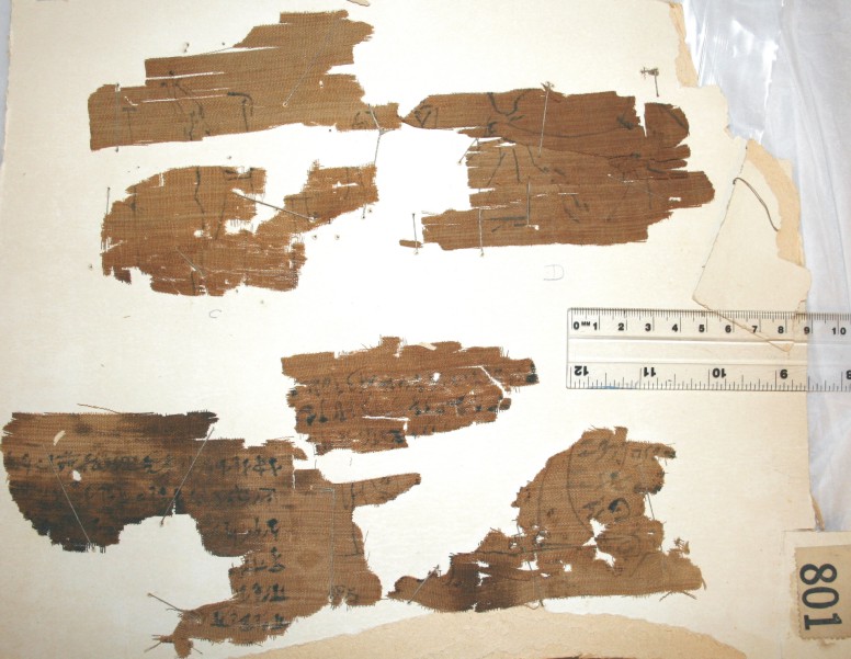 Image for: Fragments of linen mummy bandages