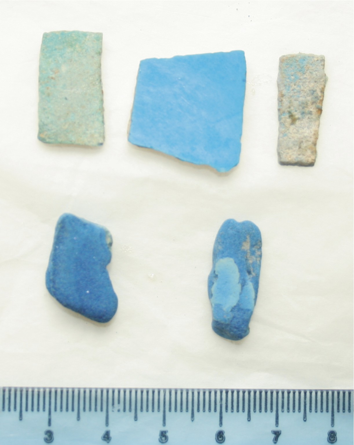 Image for: Fragments of faience