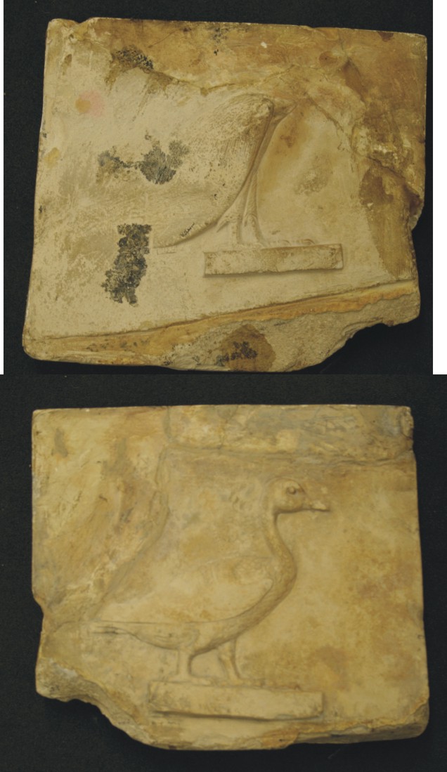 Image for: Plaster cast of a relief of birds