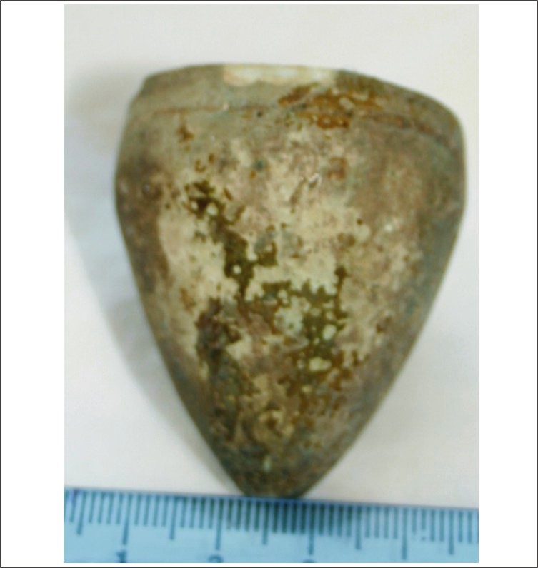 Image for: Conical stone object