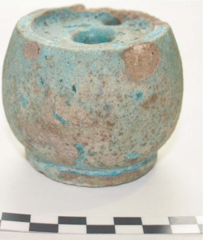 Image for: Faience inkwell