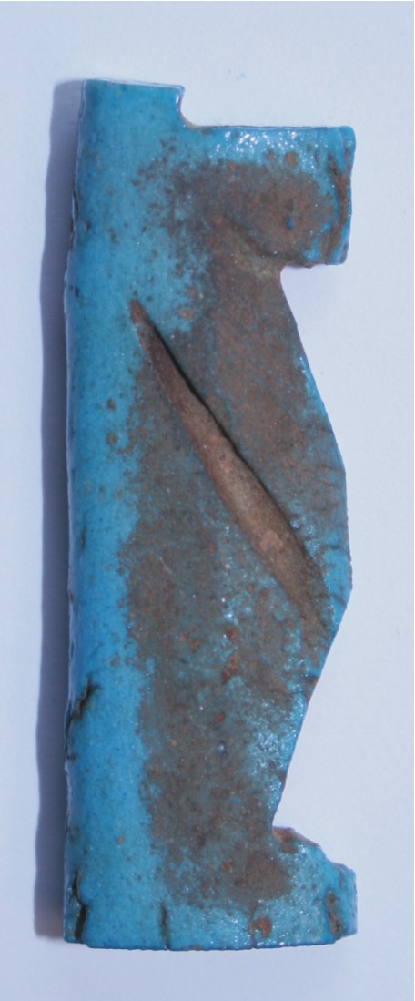 Image for: Faience amulet of Hapy