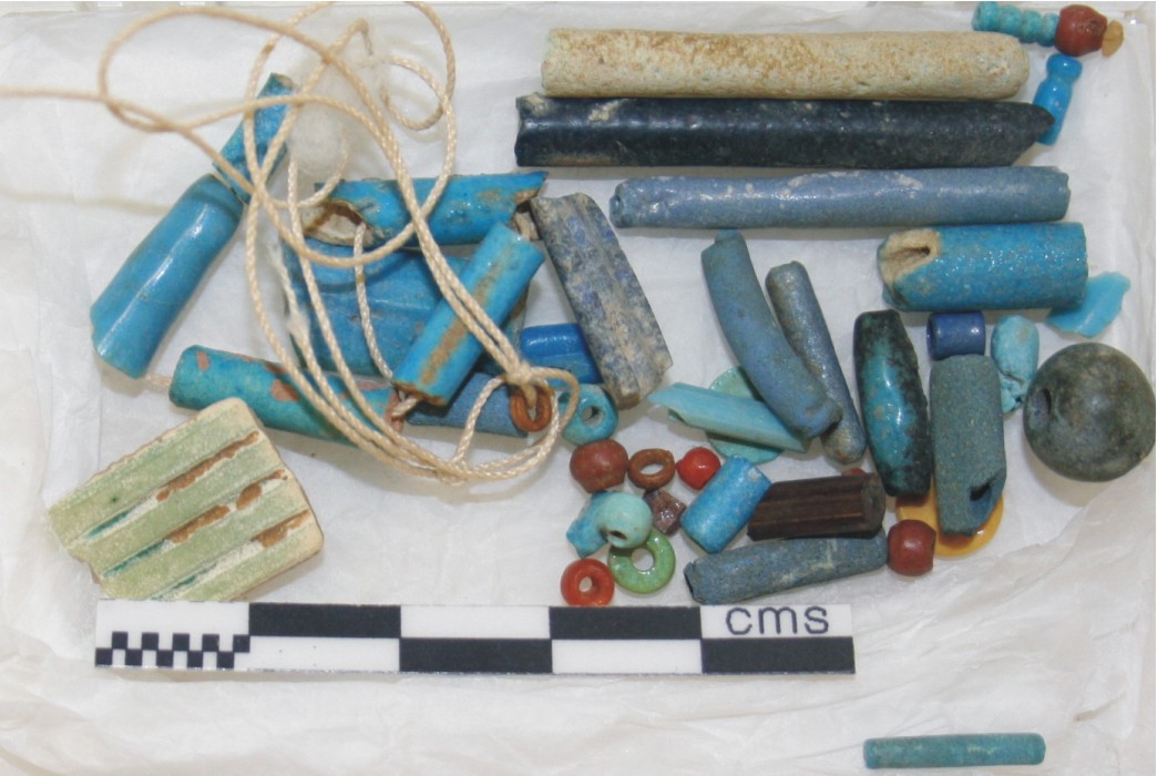 Image for: Beads and faience fragments