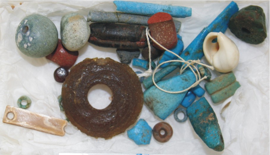 Image for: Beads, pendant fragments and stones