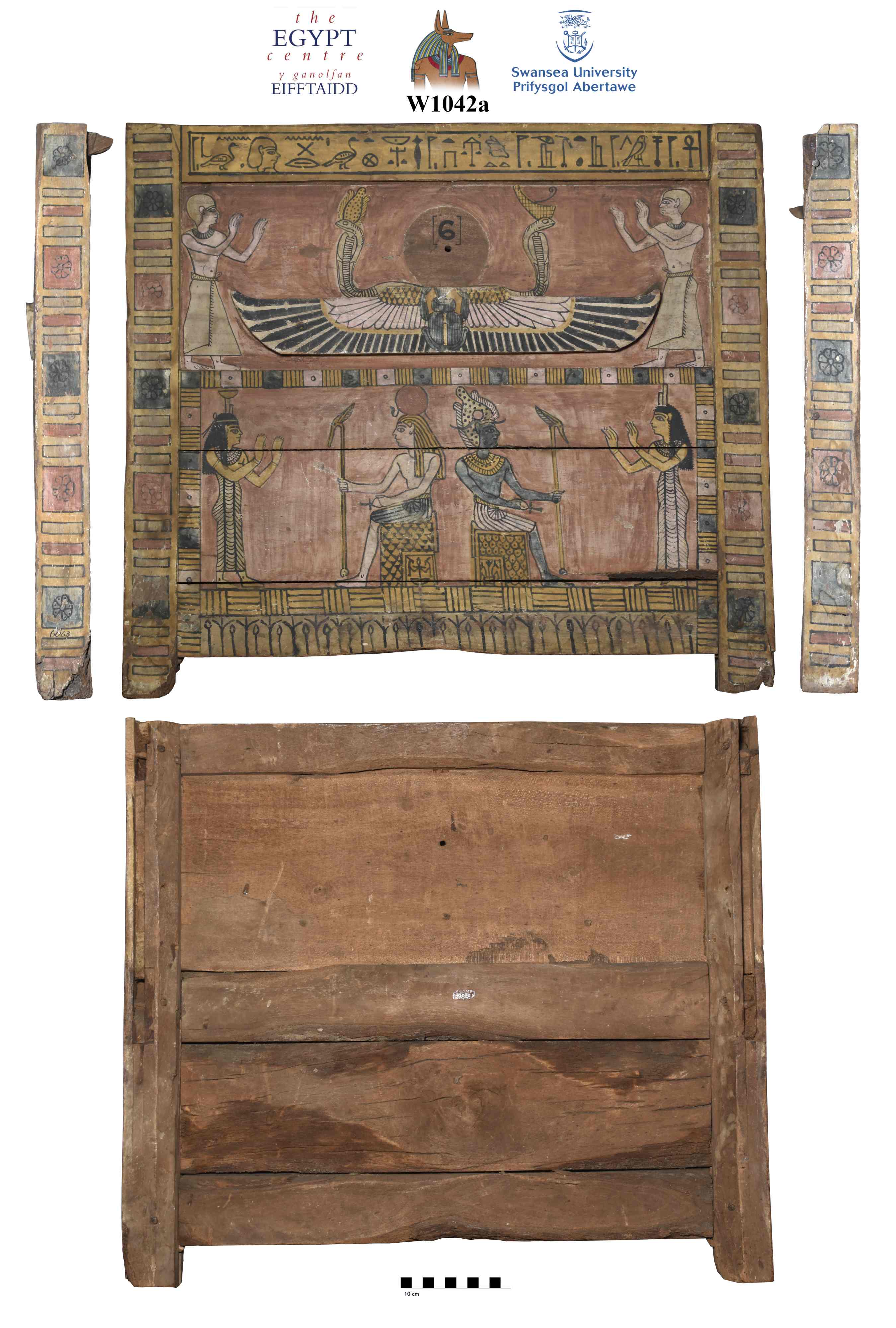 Image for: End panel of a coffin