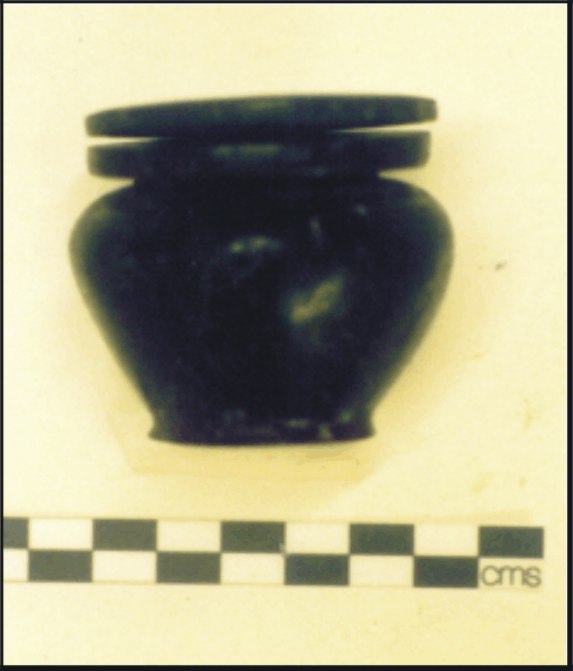 Image for: Stone vessel with lid