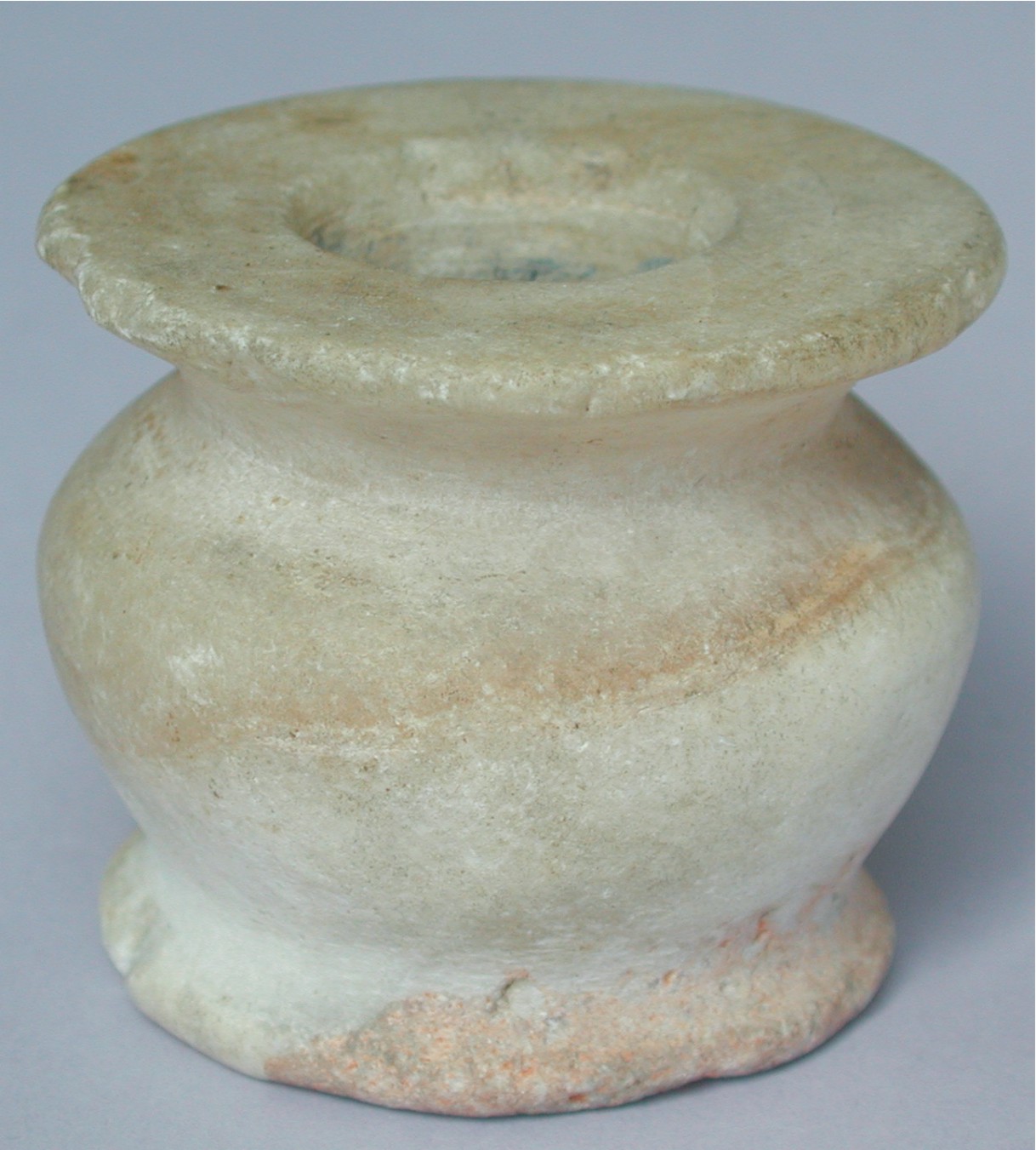 Image for: Travertine cosmetic vessel