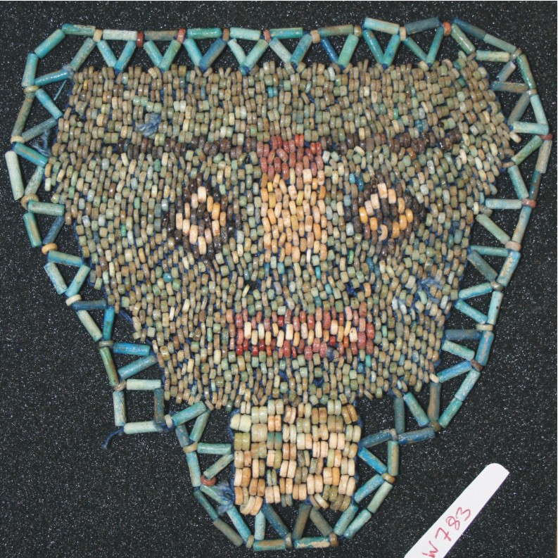 Image for: Beadwork funerary mask