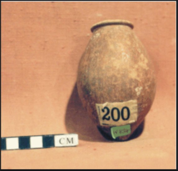 Image for: Small bag-shapped jar