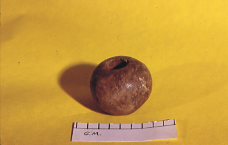 Image for: Stone pear shaped macehead